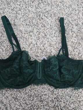 Green Lace Auden Bra